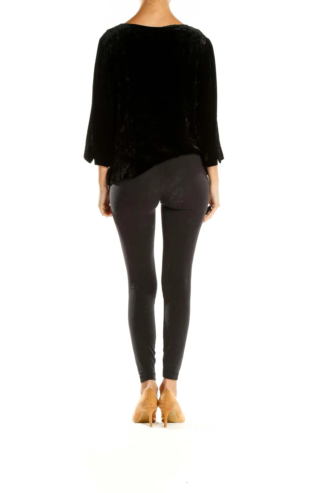 Black Velvet Elegant Blouse