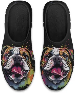 Dogs Loafers Sneakers for Women Fashion Tennis Shoes Slip On Lightweight Walking Low Cut Sneaker Comfort Soft Sole Shoe Loafer