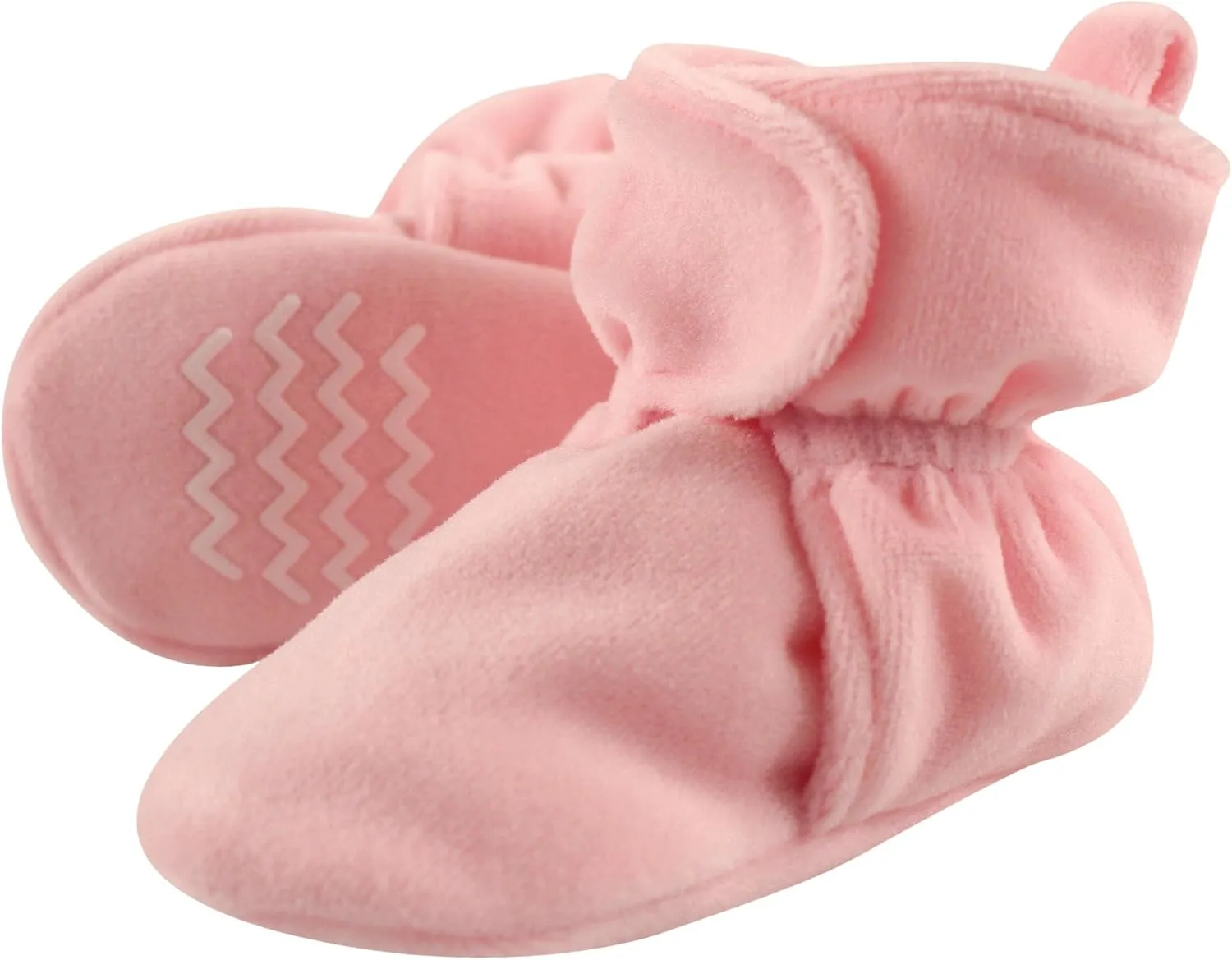 Hudson Baby Baby Girls' Cozy Velour Booties