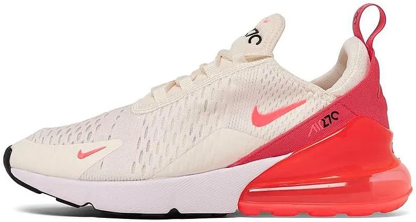 Nike Air Max 270 Women's Shoes (AH6789-122, Sail/Aster Pink/White/Hot Punch)