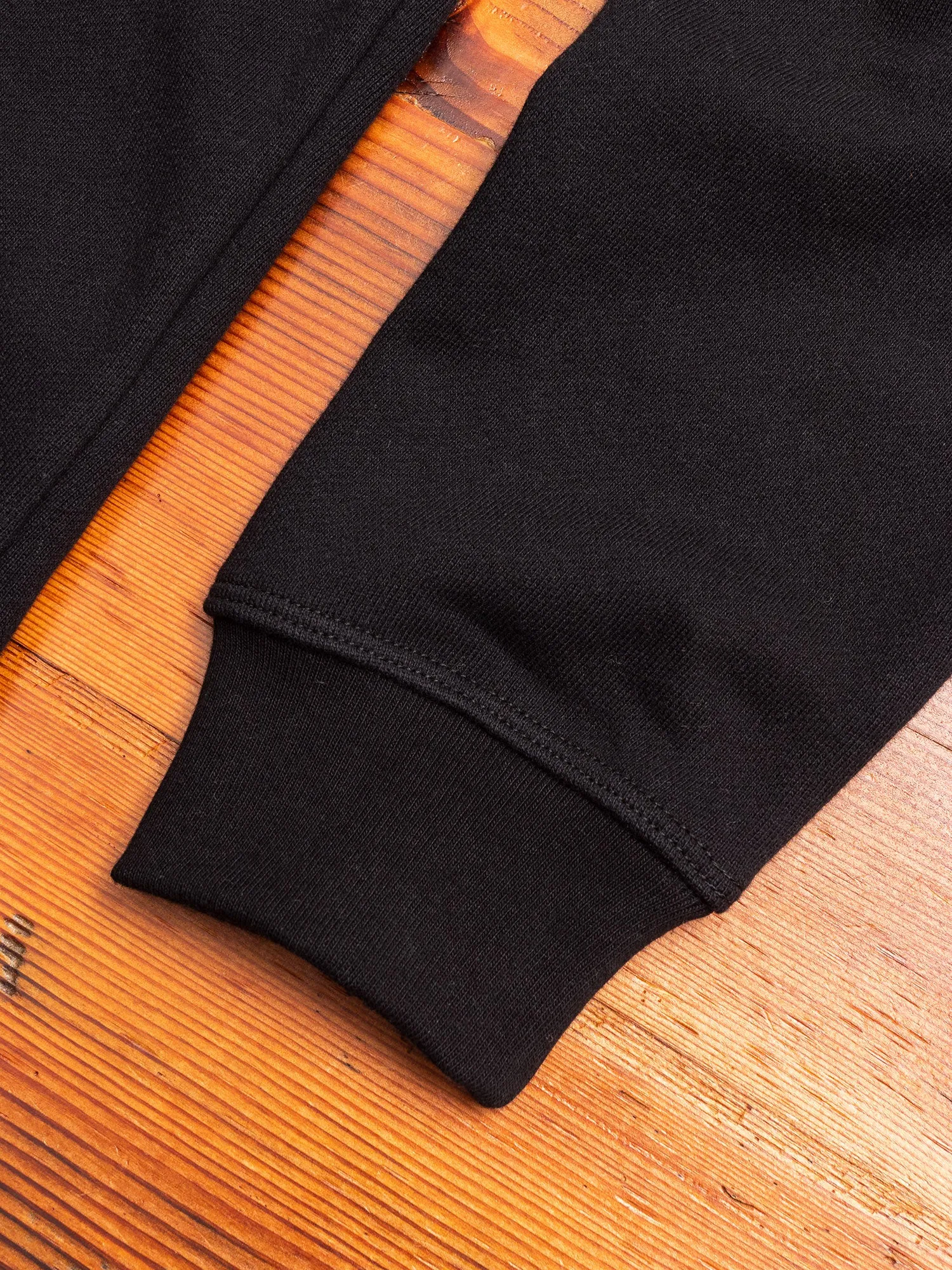 Oversized Crewneck Pullover in Black
