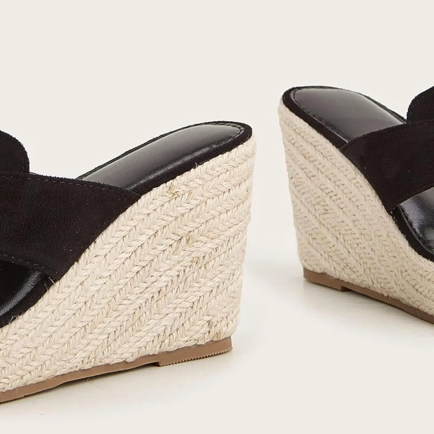 Women's Wedge Sandals Open Toed Dresses Thick Soled Shoes Casual Summer Slippers
